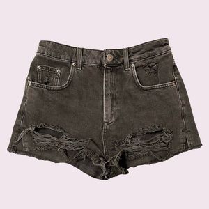 Topshop moto mom shorts